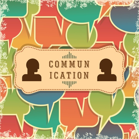 vintage communicationのイラスト素材