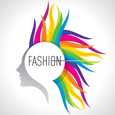 fashion illustrationのイラスト素材