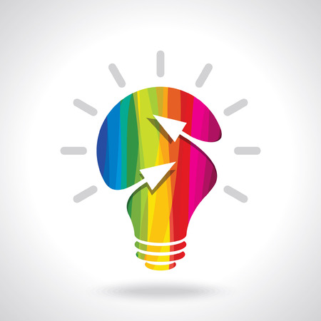 colorful Innovation business marketing strategy conceptのイラスト素材