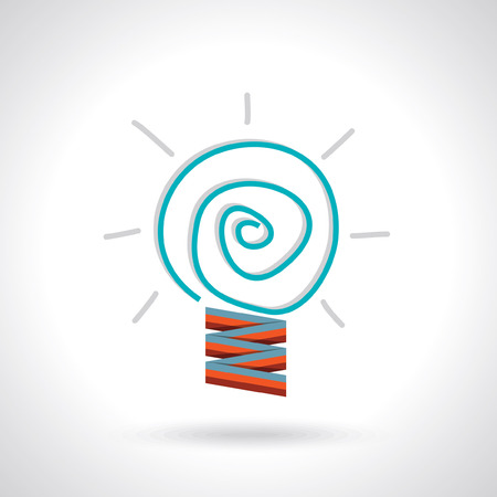 idea bulb vectorのイラスト素材