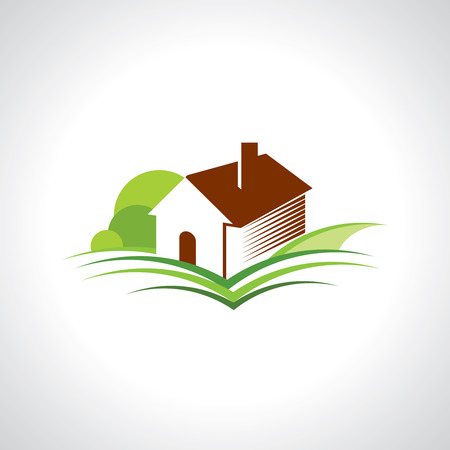 real estate resort iconのイラスト素材