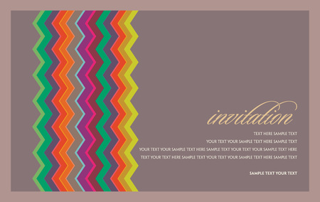 Beautiful invitation cardのイラスト素材