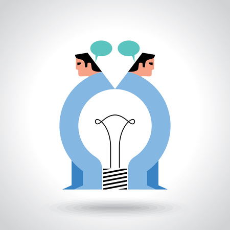 passing idea conceptのイラスト素材