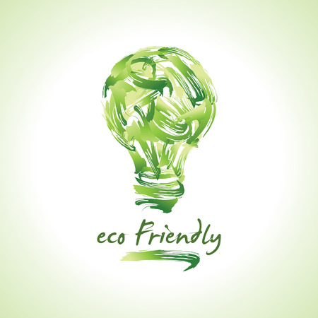 Green bulb - Illustrationのイラスト素材