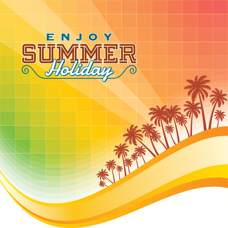 Summer holidays illustration  summer のイラスト素材