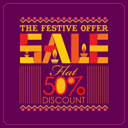 Vector design for Deepawali festival.のイラスト素材