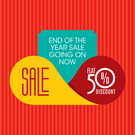 sale shopping background and label for business promotionのイラスト素材