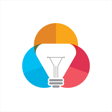 Creative idea bulb illustrationのイラスト素材