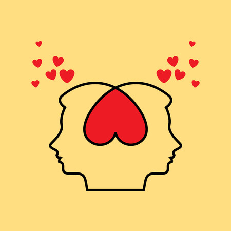 Love concept vector designのイラスト素材