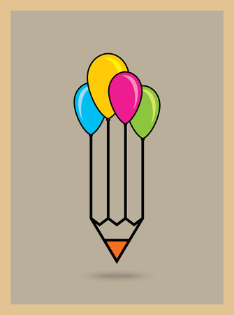 education with fun, creative conceptのイラスト素材