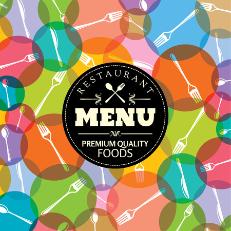 Restaurant menu card design template, Creative vector.のイラスト素材