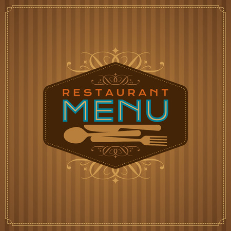 Restaurant menu card design template, Creative vector.のイラスト素材