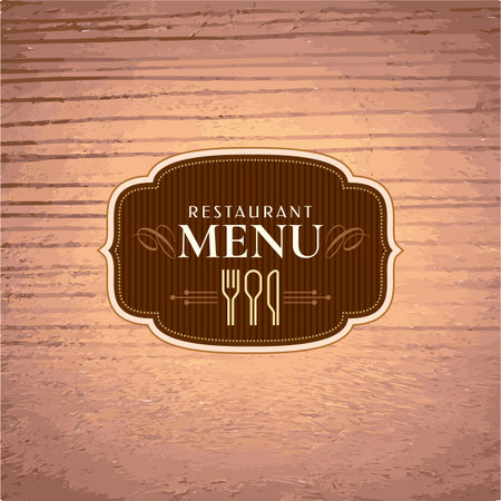 Restaurant menu card design template, Creative vector.のイラスト素材