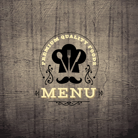 Restaurant menu card design template, Creative vector.のイラスト素材