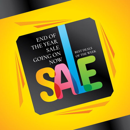 Summer Sale banner design template for promotionのイラスト素材