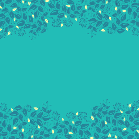 Abstract Nature Pattern with plants, flowers. Endless pattern can be used for wallpaper, pattern fills, web page background, surface textures.Retro wallpaper, background, fabric and interior design usageのイラスト素材