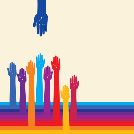 Creative vector of teamwork conceptのイラスト素材