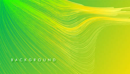 Color geometric gradient, futuristic background. Element of modern design wallpaper, background, packaging. Bright color lines, abstract shapes, dots. Background in minimalist style.のイラスト素材
