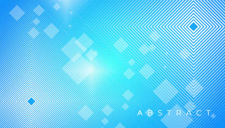 Color geometric gradient, futuristic background. Element of modern design wallpaper, background, packaging. Bright color lines, abstract shapes, dots. Background in minimalist style.のイラスト素材