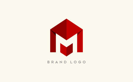 Modern Letter M and W design. Creative minimal monogram symbol. Premium business . Graphic alphabet symbol for corporate business identity.のイラスト素材