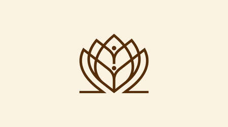 Healthy - vector template illustration. Man figure on leaves. Ecological and biological product concept sign.のイラスト素材