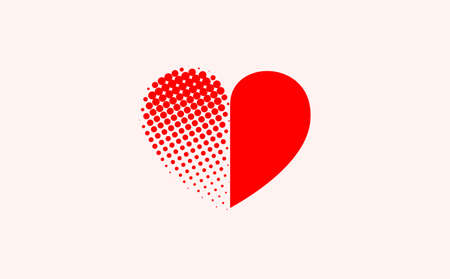Creative Love Concept  Design Templateのイラスト素材
