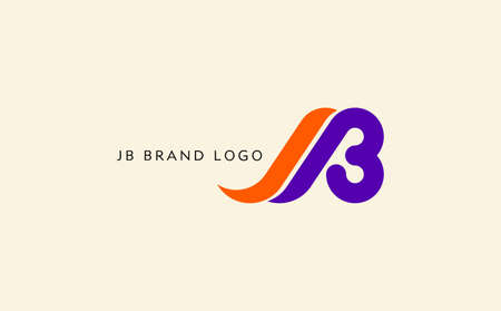 Beautiful JB letter vector designのイラスト素材