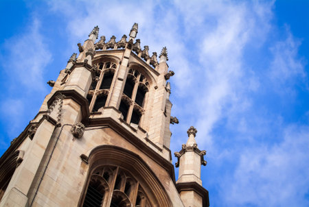 Photo of the St Dunstan in the West church in Fleet Street, London, UK.