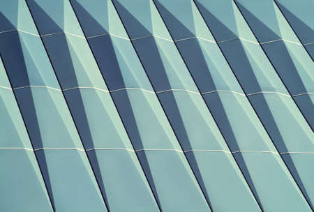 abstract blue pattern photographed in central Londonの写真素材
