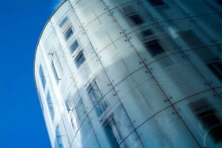 LONDON, UK - FEB 2ND 2014: The W London building (former Swiss Centre) photographed in Leicester...