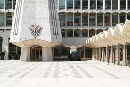 photo of the Guildhall Library in the City of London, UKの写真素材