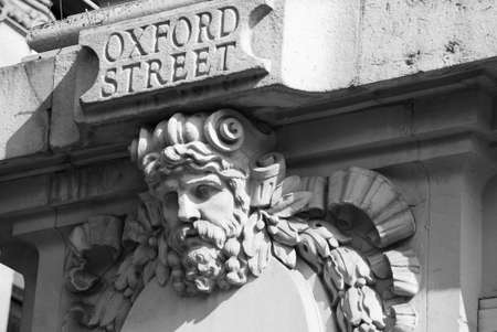 LONDON, UK - 6TH JUL 2013: An elaborate wall decoration outside Selfridges in Oxford Street, London, UK, photographed on 6th July 2013.のeditorial素材