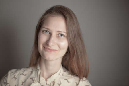 portrait of a young womanの写真素材