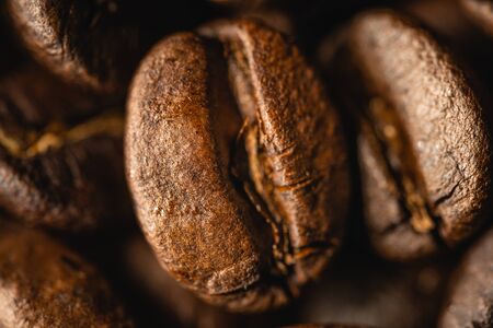 Dark Roasted Arabica Coffee Beans Coffee-Make at homeの写真素材