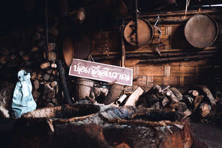 Beer poured into glasses in the barの写真素材