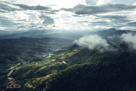 Mountains and rural villages