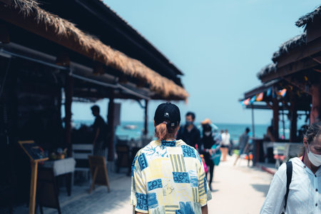 Travel to the seas and tropical islandsの写真素材