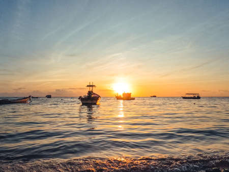 Summer sea view on a tropical island,sea sceneryの写真素材