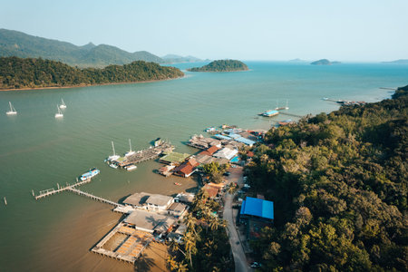 Seaside villages and mangrove forests on Koh Chang