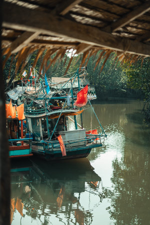 Fisherman's village and fishing boats