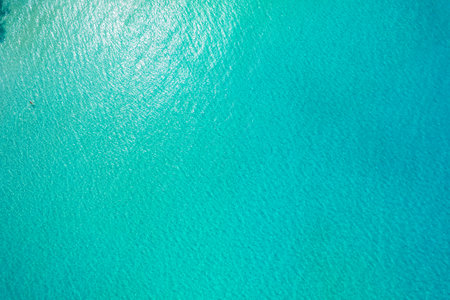 Clear blue sea on the island from above,kohkoodの写真素材