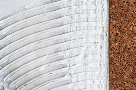 a smear for stick cork the wallpaper