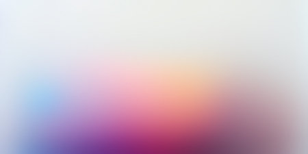 White color is blurred in an abstract background with a gradient of multicolored shades.の写真素材