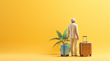 Conceptual tourism management imagery, suitable for business.の素材