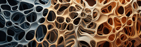 Abstract surface design in material science.の素材