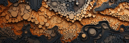Abstract texture for material science concepts.の素材