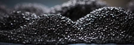Macro shot of synthetic polypropylene polyamide fibers.の素材