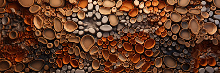 Metallic textures in material science concept.の素材