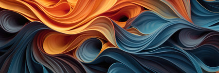 Fluid colors representing material science concepts.の素材