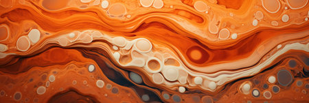Fluid art representing material science dynamics.の素材